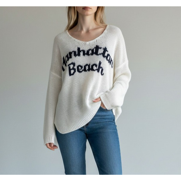 Wooden Ships Sweaters - A5 Auth WOODEN SHIPS Paola Buendia Manhattan Beach Sweater Size S/M $148